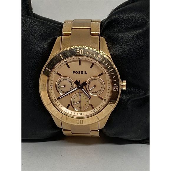 Fossil Stella ES3101 Womens Stainless Steel Analog Dial Quartz Wrist Watch XR886 - Picture 1 of 12